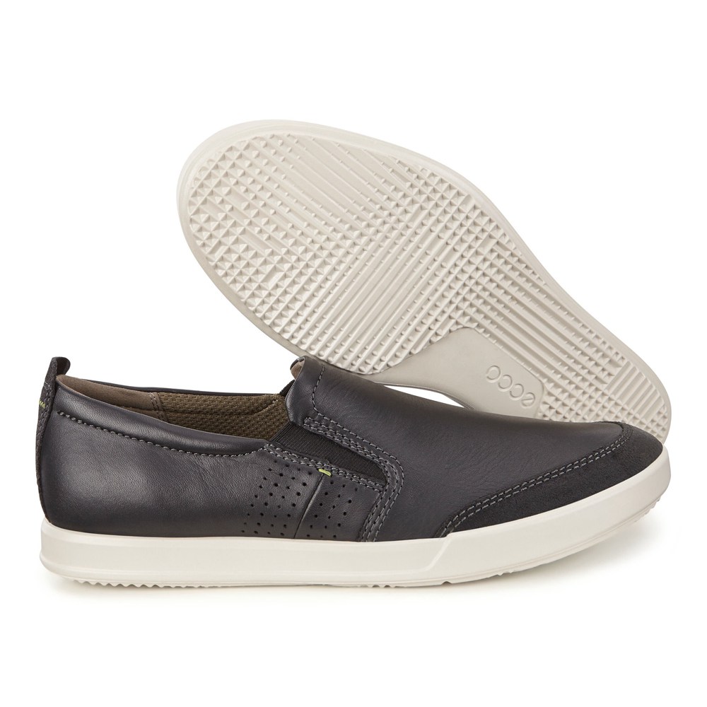 Slip On Hombre - ECCO Collin 2.0 Sneakers - Negros - DGE096842